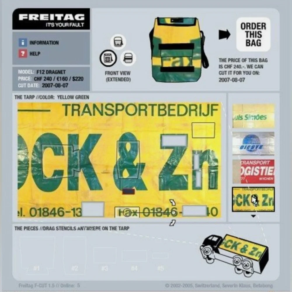 Freitag F-CUT F12 Dragnet 